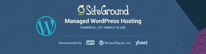 Siteground managed WordPress hosting