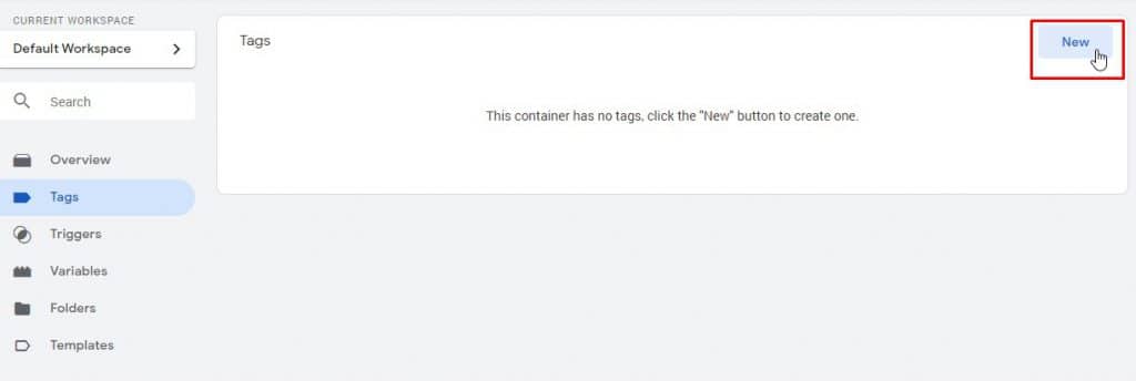 How to create a new tag in Google Tag Manager